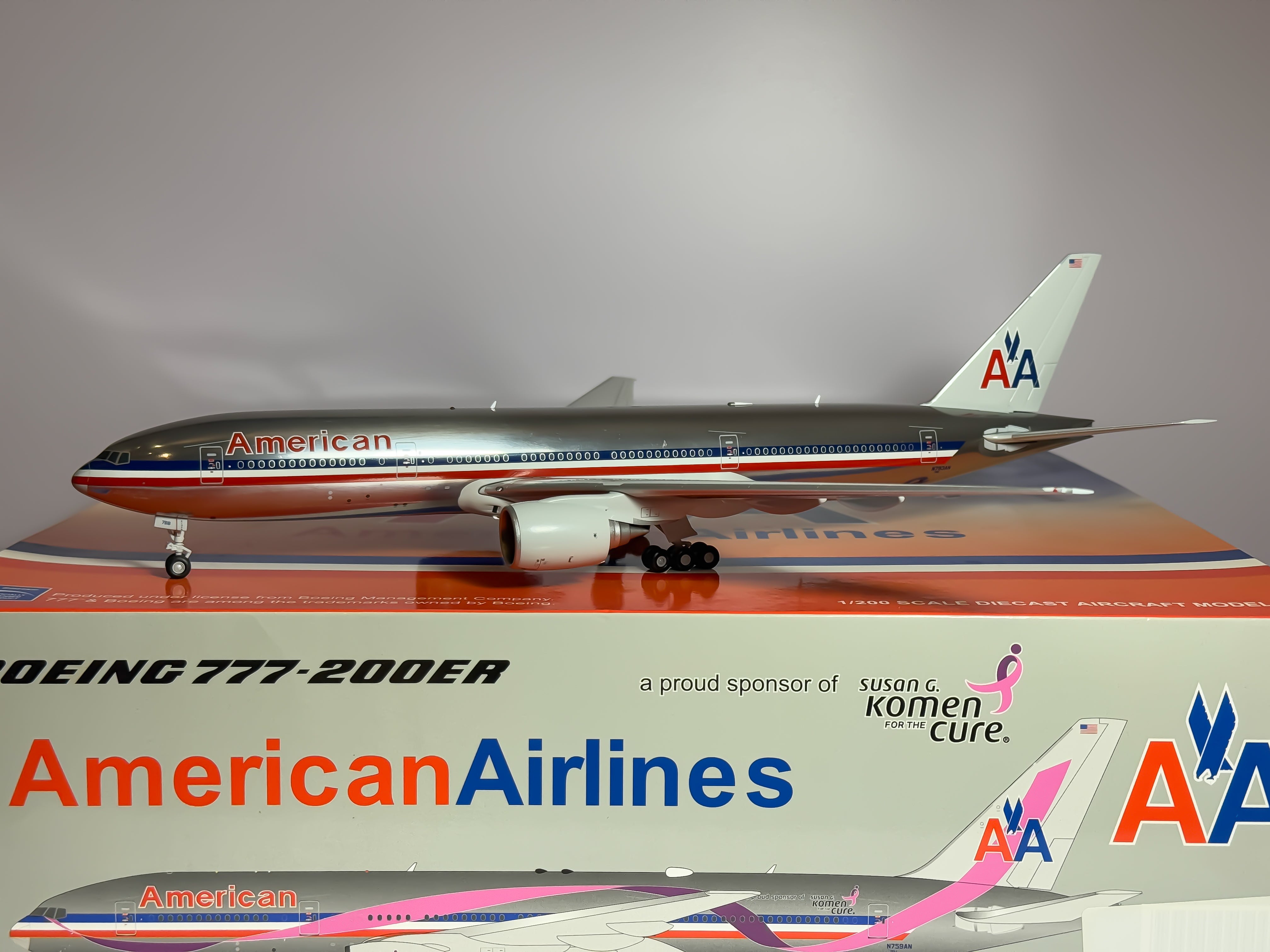 American Airlines Boeing 777-200 1:200 JC Wings N793AN (LH2174)