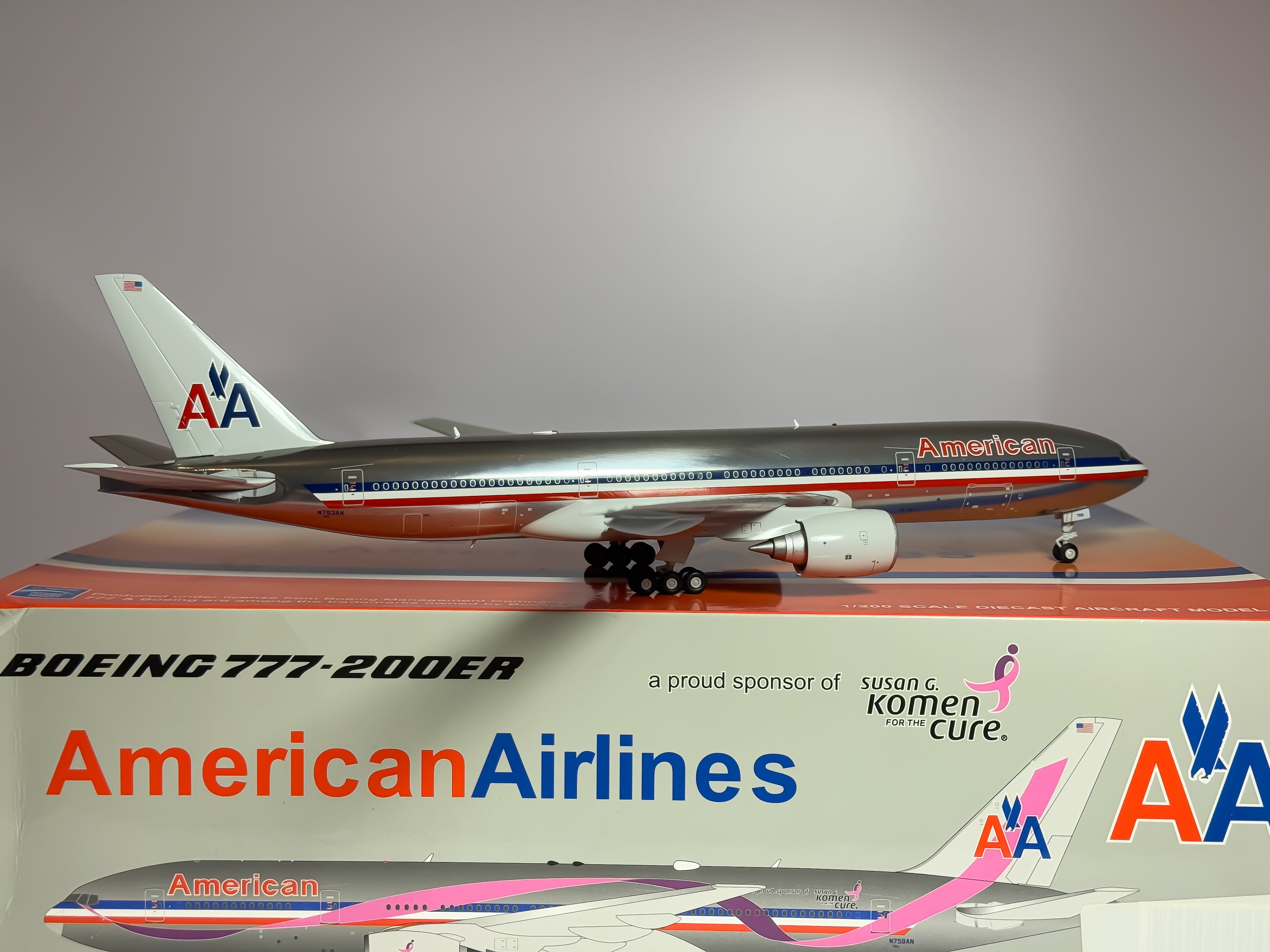 American Airlines Boeing 777-200 1:200 JC Wings N793AN (LH2174)