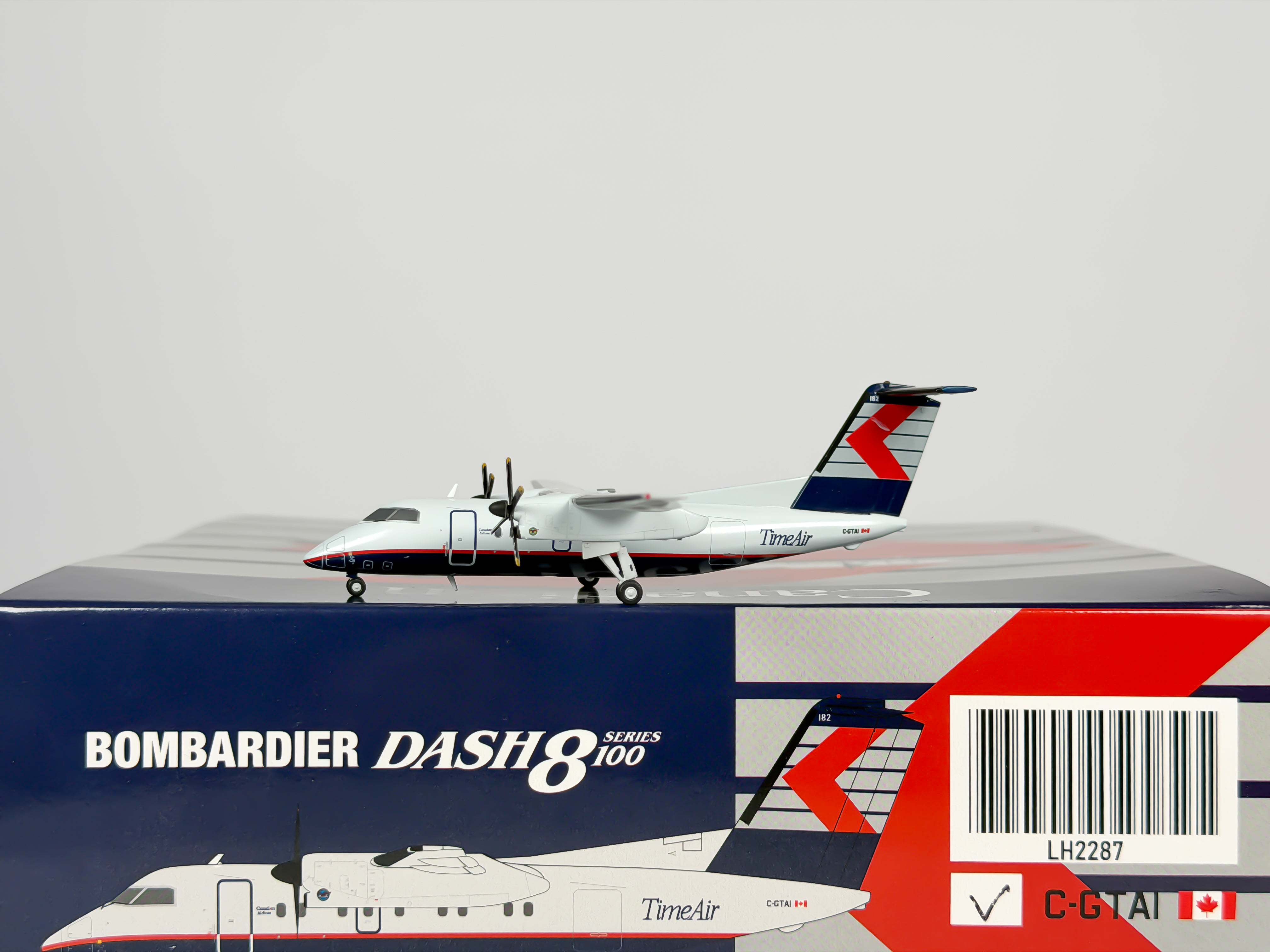 Time Air De Havilland Q100 1:200 JC Wings C-GTAI (LH2287)