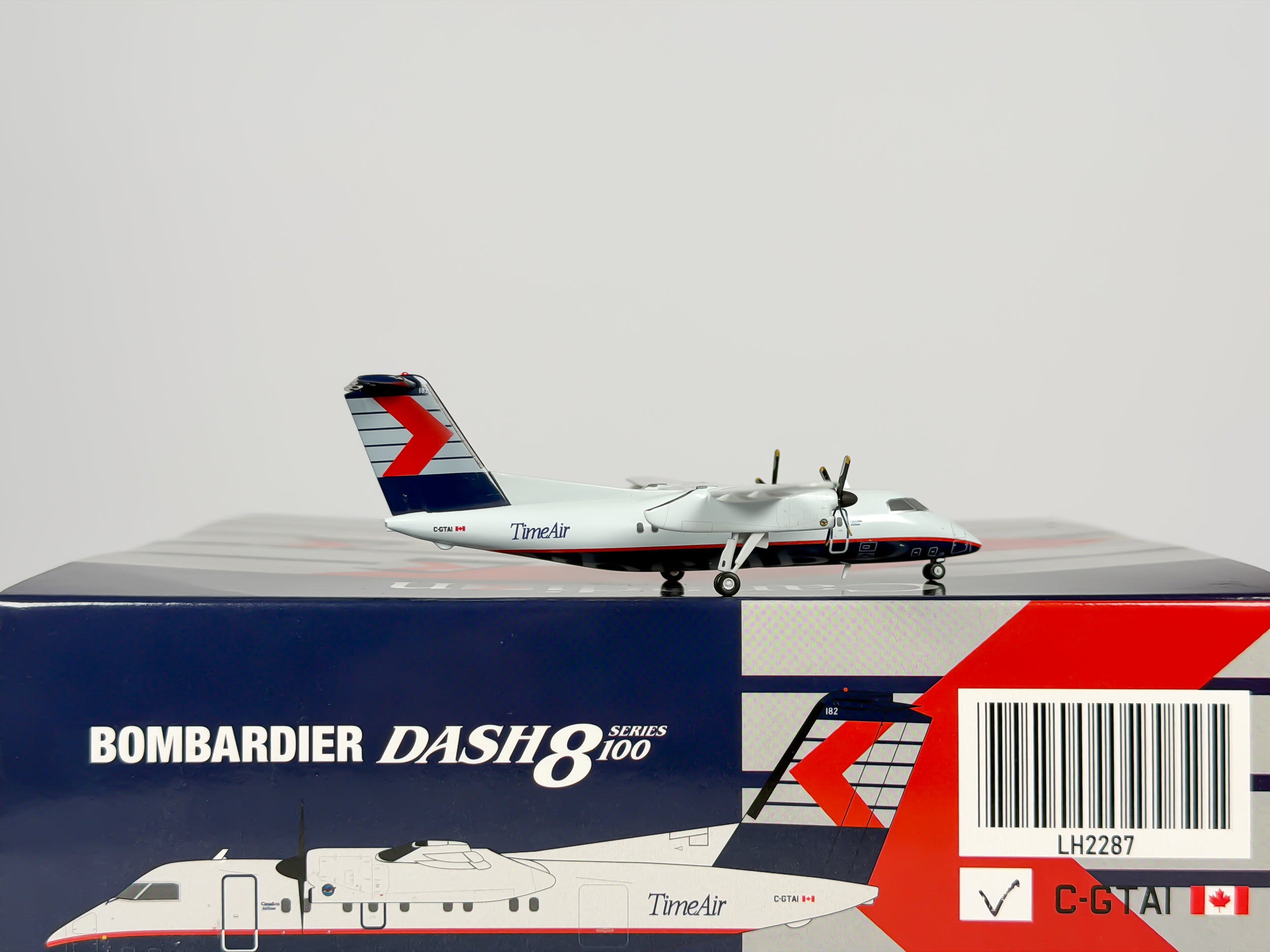 Time Air De Havilland Q100 1:200 JC Wings C-GTAI (LH2287)