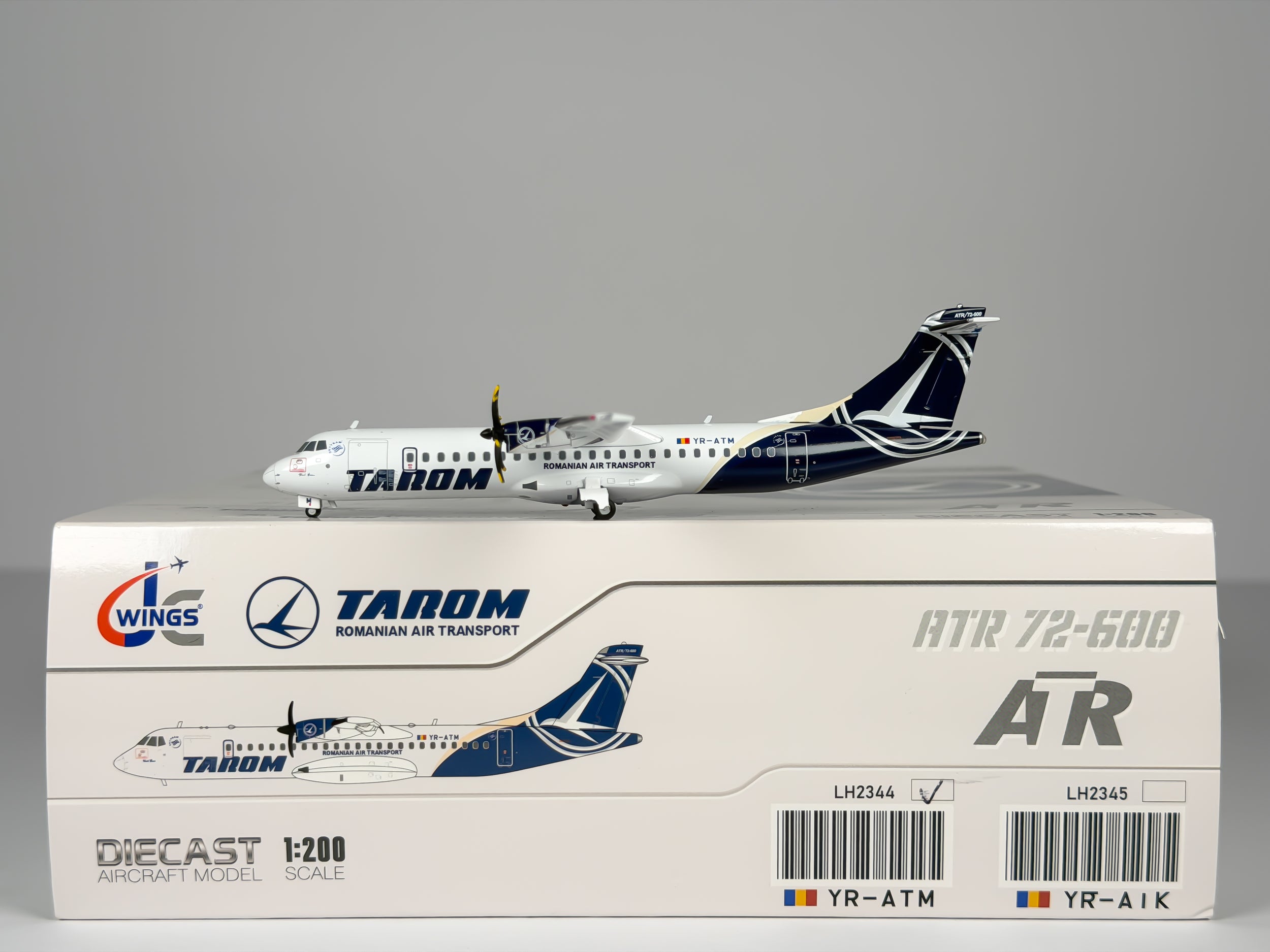 TAROM ATR 72-600 1:200 JC Wings YR-ATM (LH2344)