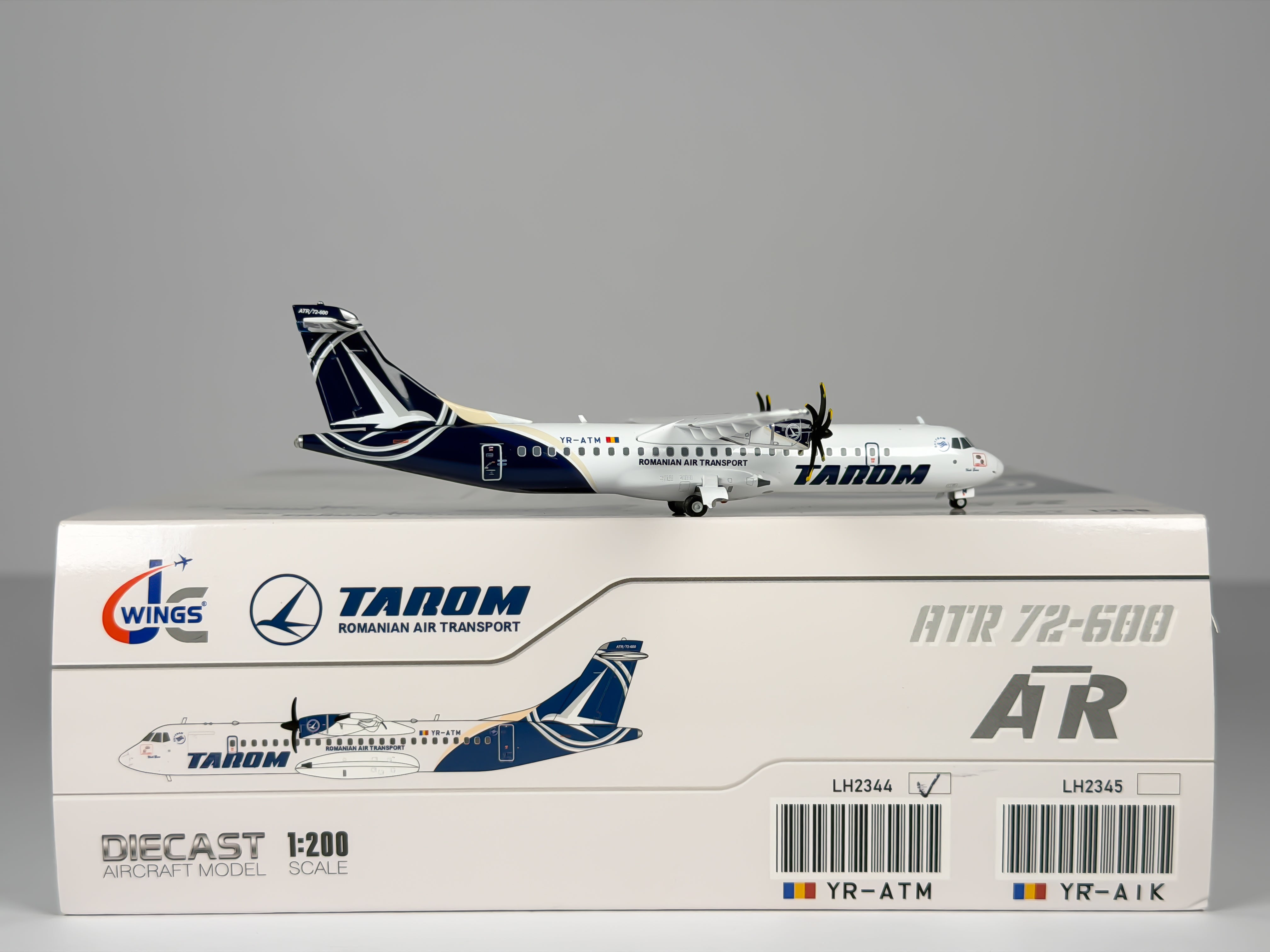 TAROM ATR 72-600 1:200 JC Wings YR-ATM (LH2344)