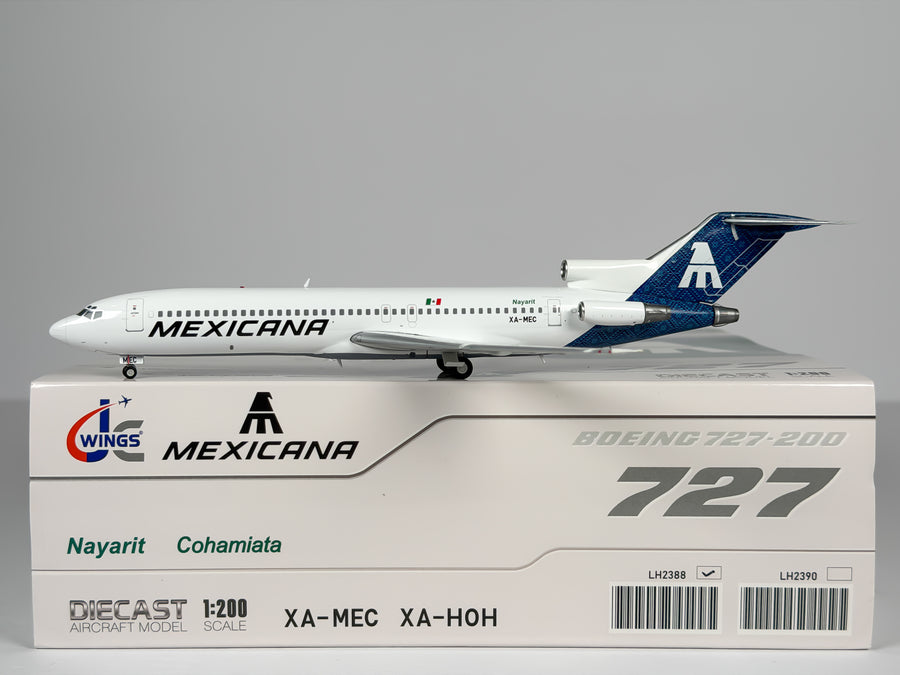 Mexicana Boeing 727-200 1:200 JC Wings XA-MEC (LH2388)
