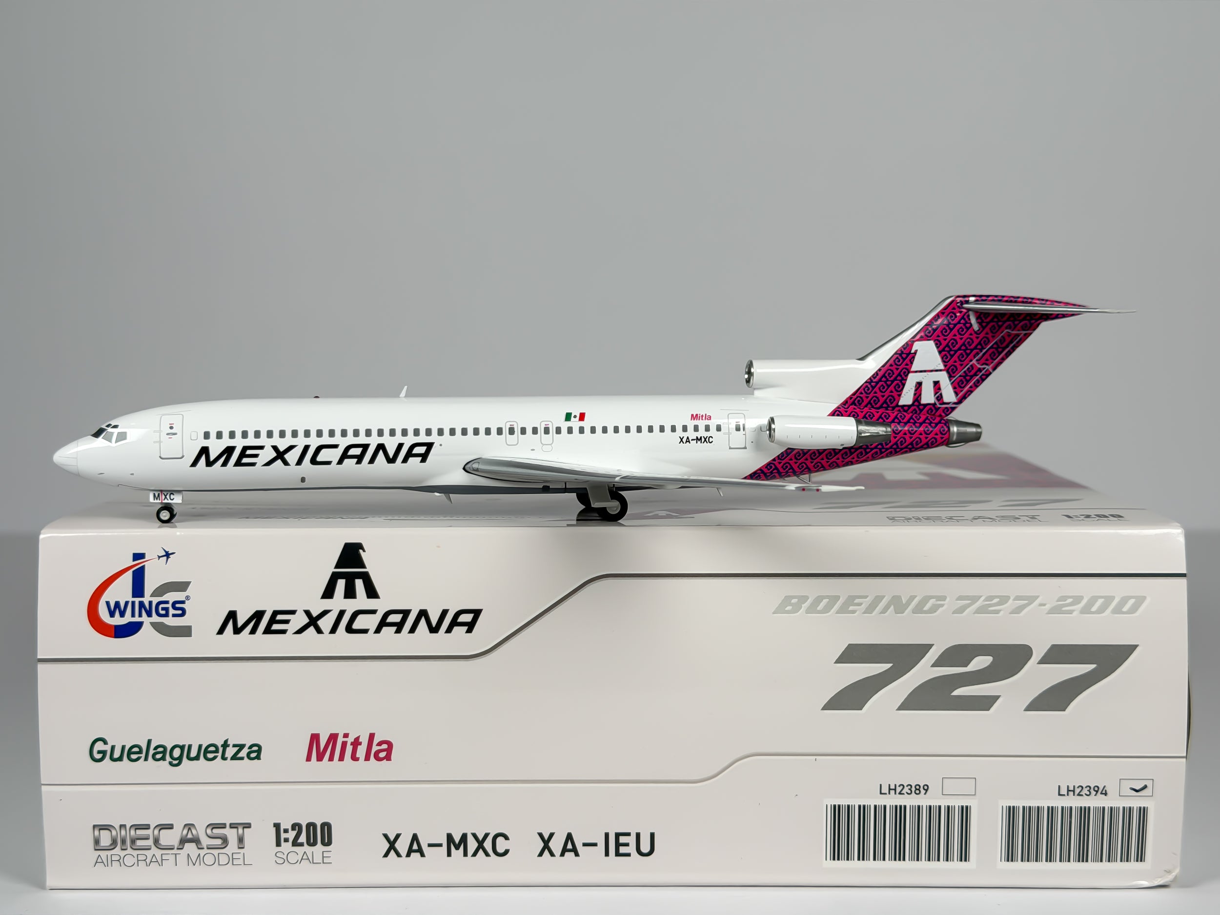 Mexicana Boeing 727-200 1:200 JC Wings XA-MXC (LH2394)