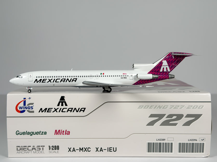 Mexicana Boeing 727-200 1:200 JC Wings XA-MXC (LH2394)
