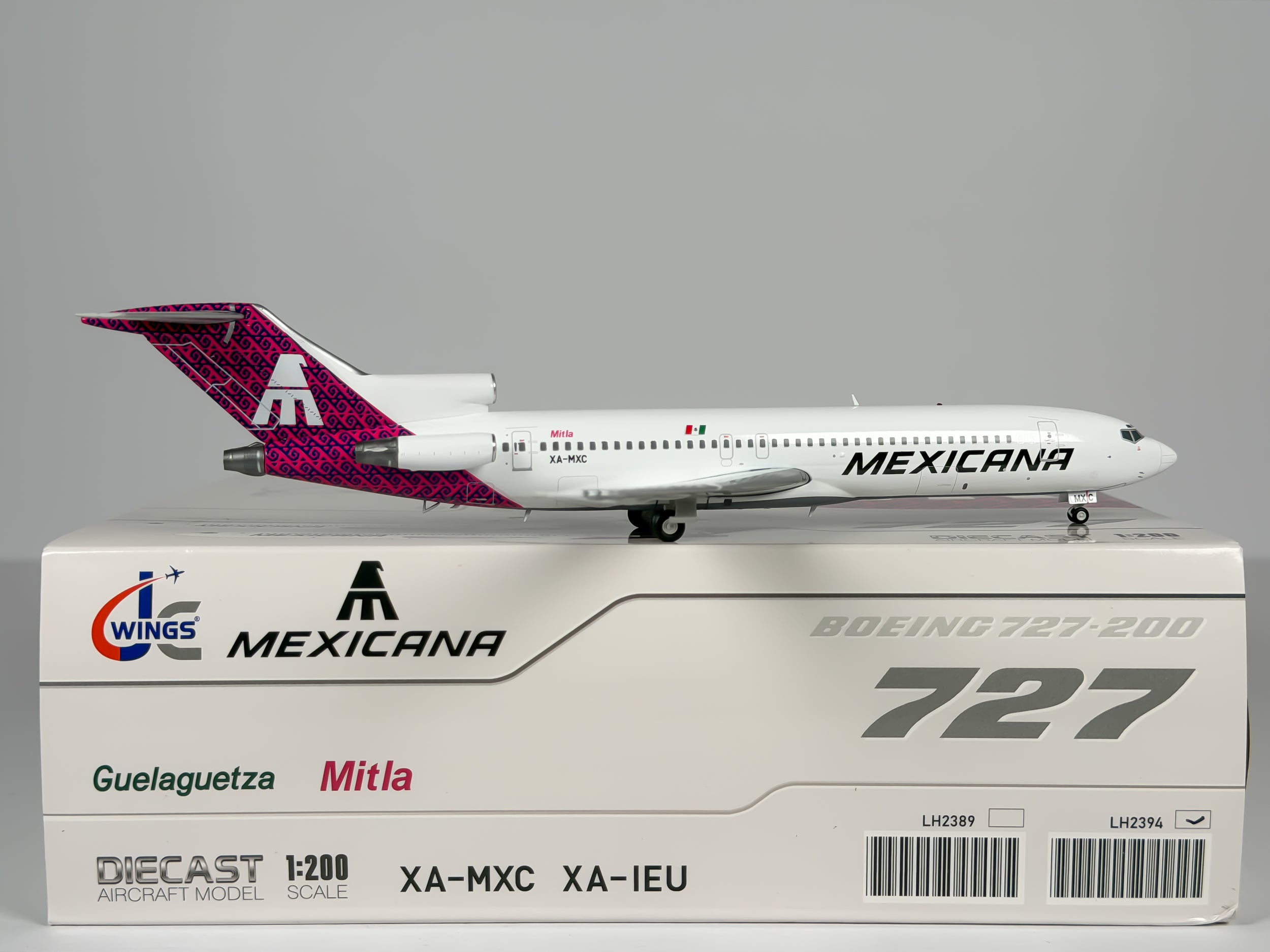 Mexicana Boeing 727-200 1:200 JC Wings XA-MXC (LH2394)