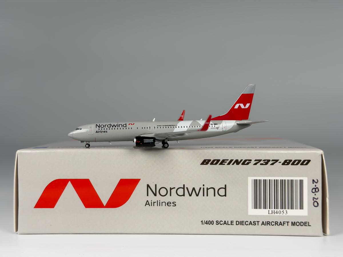 Nordwind Airlines Boeing 737-800 1:400 JC Wings VQ-BDC (LH4053)
