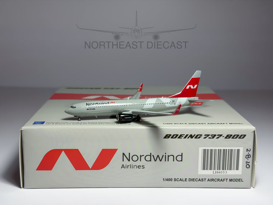 Nordwind Airlines Boeing 737-800 1:400 JC Wings VQ-BDC (LH4053)