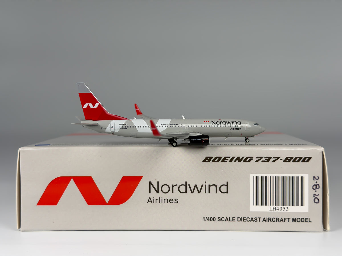 Nordwind Airlines Boeing 737-800 1:400 JC Wings VQ-BDC (LH4053)