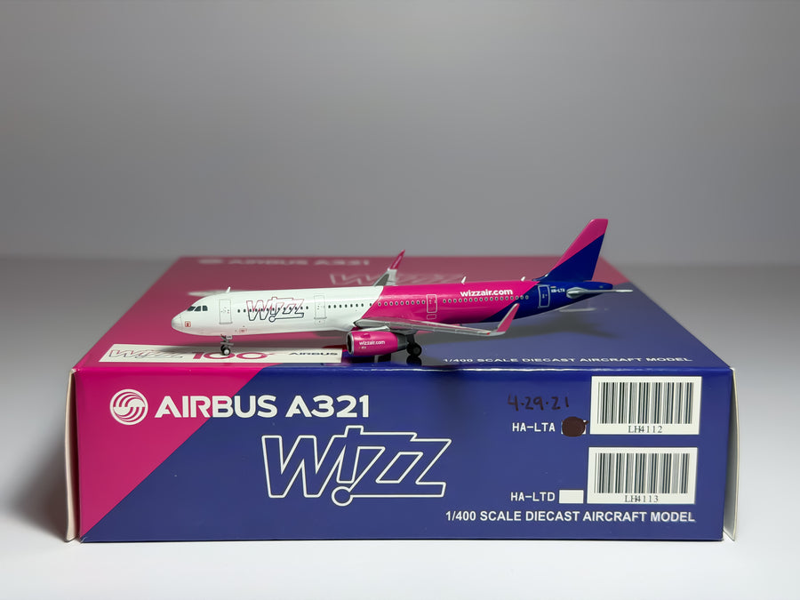Wizz Air Airbus A321 1:400 JC Wings HA-LTA (LH4112)
