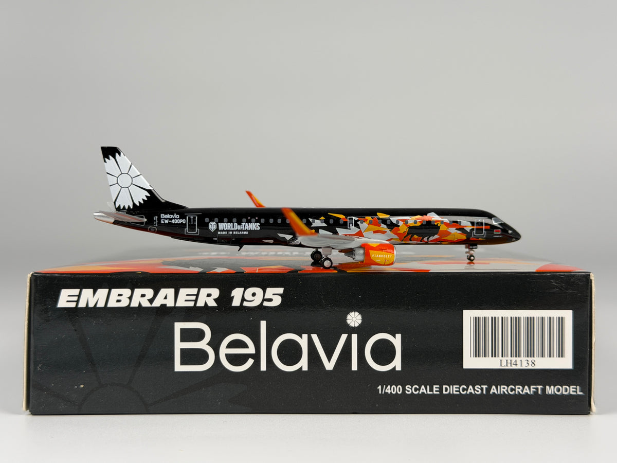 Belavia Embraer E195 1:400 JC Wings EW-400PO (LH4138)