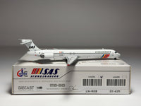 SAS Scandinavian Airlines McDonnell Douglas MD-90 1:400 JC Wings LN-ROB (LH4394)
