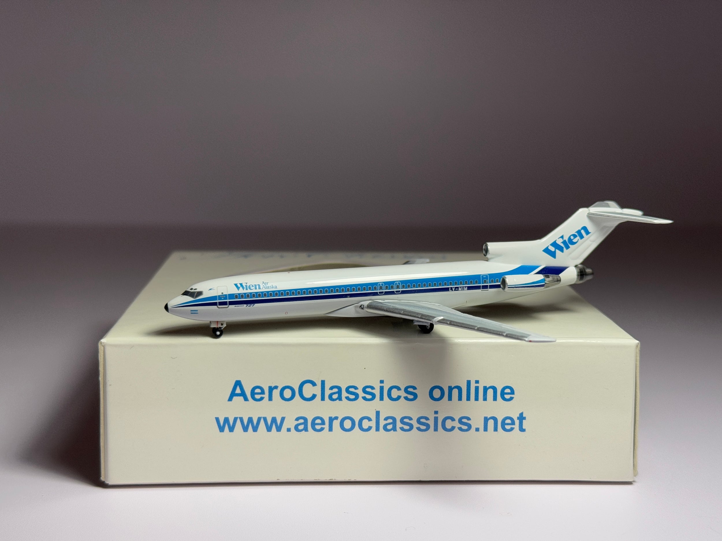 Aeroclassics 1:400 Wien Air Alaska Boeing 727-200 LV-MIM Aerolineas Argentinas hybrid ACLVMIM