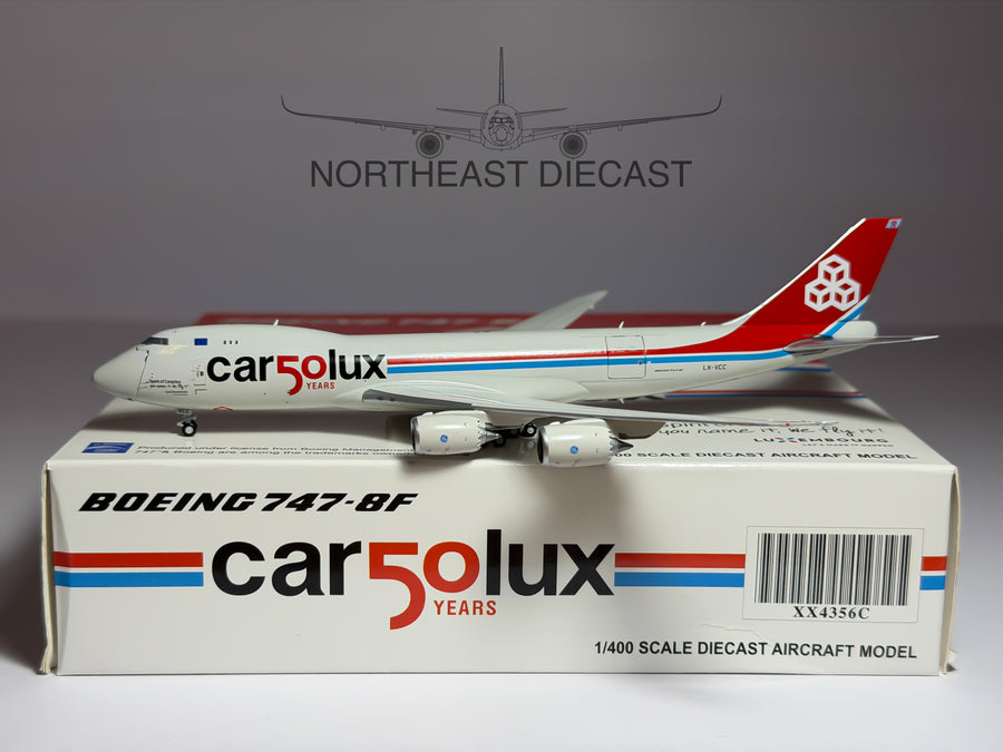 Cargolux Boeing 747-8F 1:400 JC Wings LX-VCC (XX4356C)