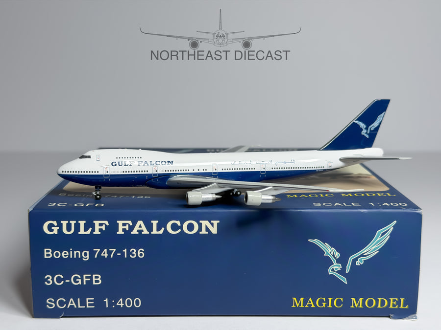 Air Gulf Falcon Boeing 747-100 1:400 Magic Models 3C-GFB (MG3CGFB)