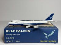 Air Gulf Falcon Boeing 747-100 1:400 Magic Models 3C-GFB (MG3CGFB)