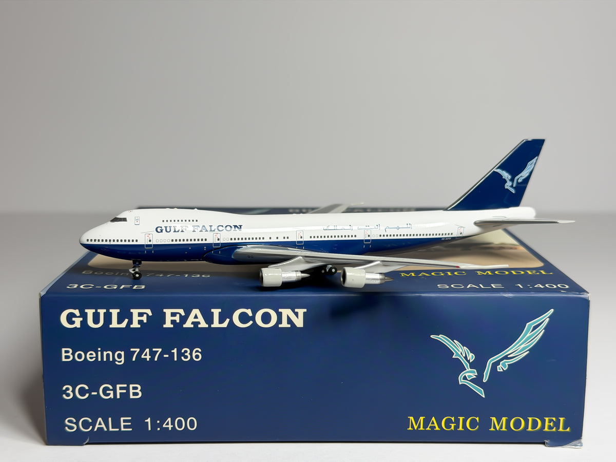 Air Gulf Falcon Boeing 747-100 1:400 Magic Models 3C-GFB (MG3CGFB)