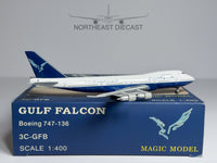 Air Gulf Falcon Boeing 747-100 1:400 Magic Models 3C-GFB (MG3CGFB)