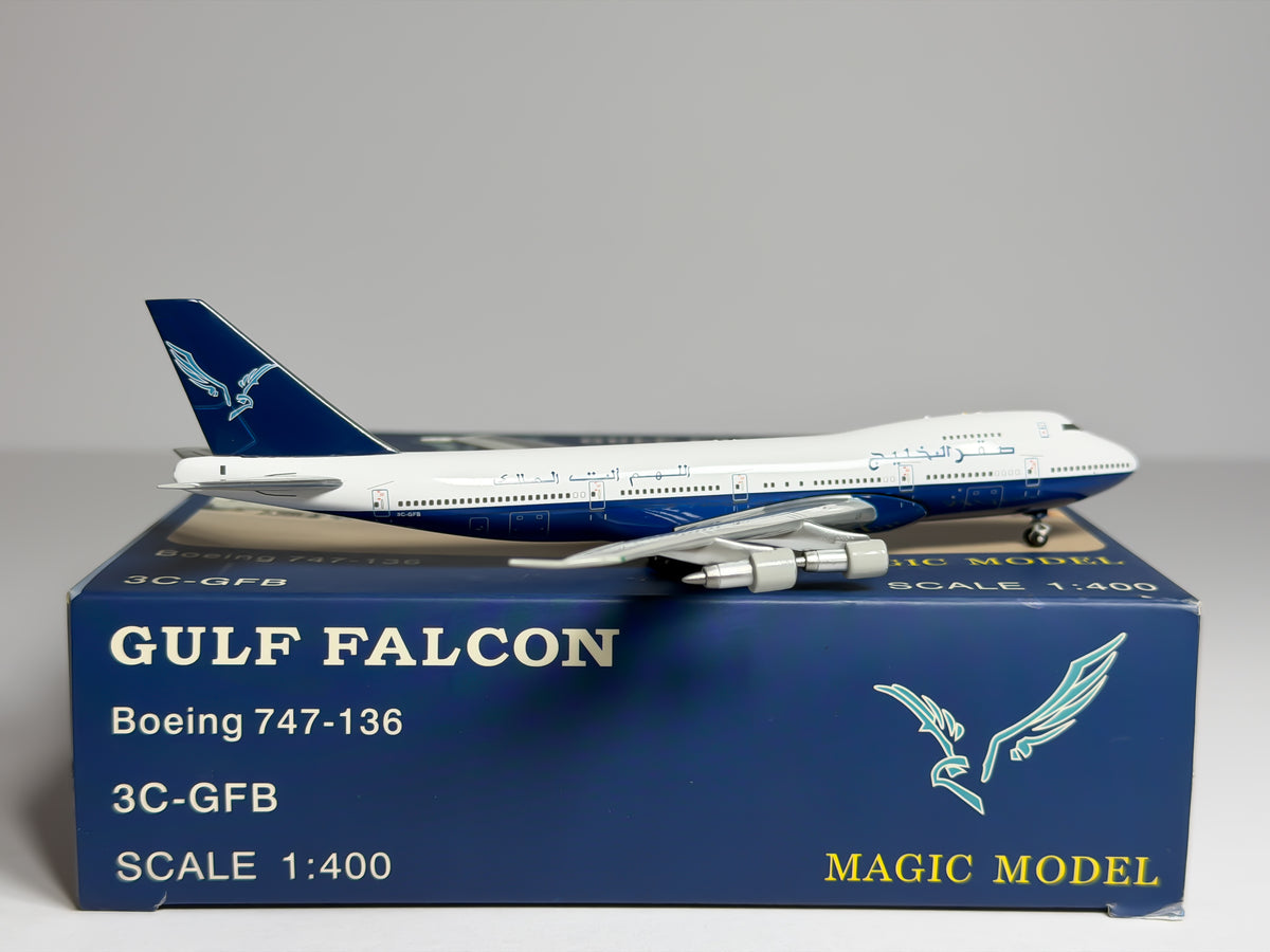 Air Gulf Falcon Boeing 747-100 1:400 Magic Models 3C-GFB (MG3CGFB)