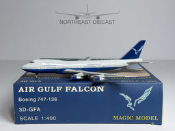 Air Gulf Falcon Boeing 747-100 1:400 Magic Models 3D-GFA (MG3DGFA)