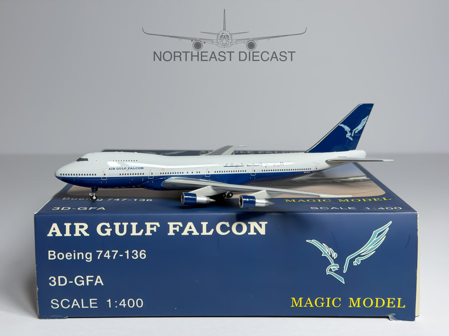 Air Gulf Falcon Boeing 747-100 1:400 Magic Models 3D-GFA (MG3DGFA)
