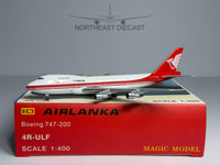 Air Lanka Boeing 747-200 1:400 Magic Models 4R-ULF (MG4RULF)