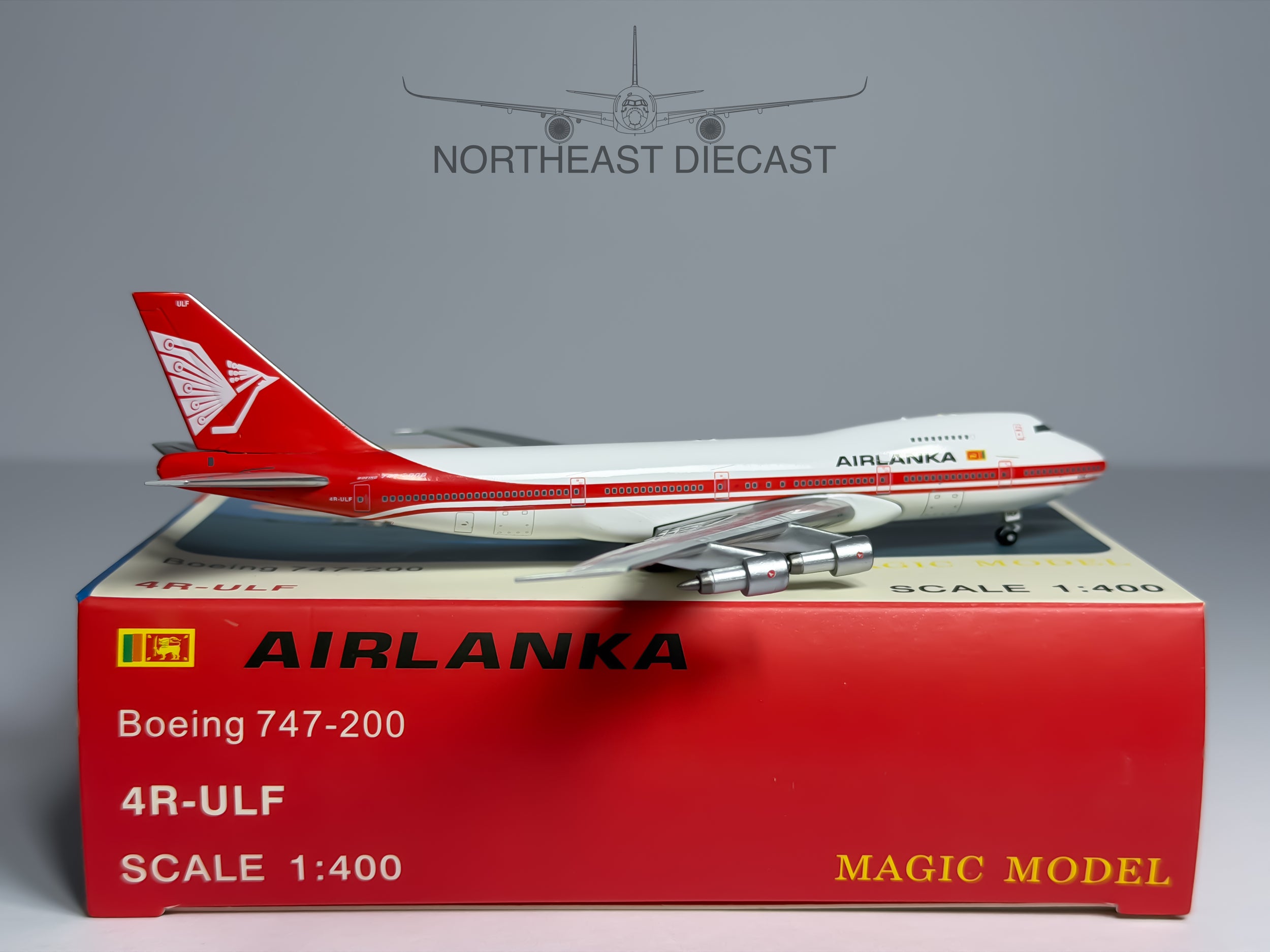 Air Lanka Boeing 747-200 1:400 Magic Models 4R-ULF (MG4RULF)