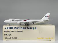 Jett8 Airlines Cargo Boeing 747-200F 1:400 Magic Models 9V-JEA (MG9VJEA)