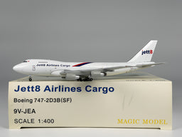 Jett8 Airlines Cargo Boeing 747-200F 1:400 Magic Models 9V-JEA (MG9VJEA)