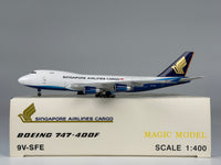 Singapore Airlines Cargo Boeing 747-400F 1:400 Magic Models 9V-SFE (MG9VSFE)