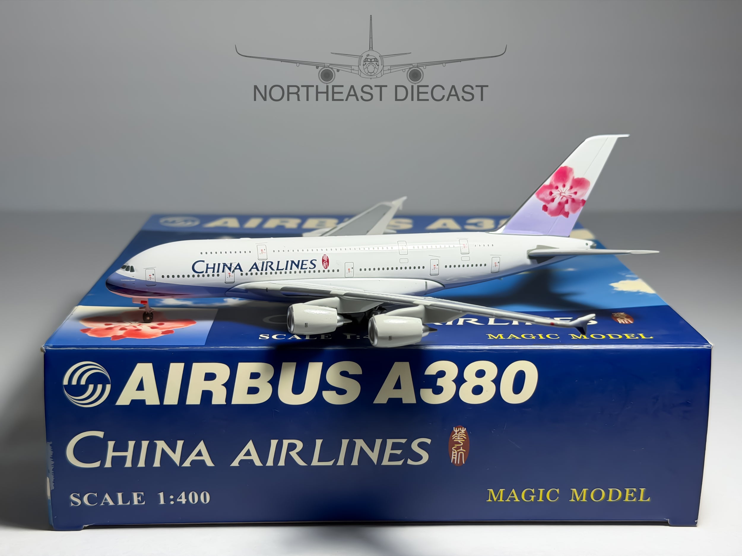 China Airlines Airbus A380-800 1:400 Magic Models Fantasy (MGCAL380)