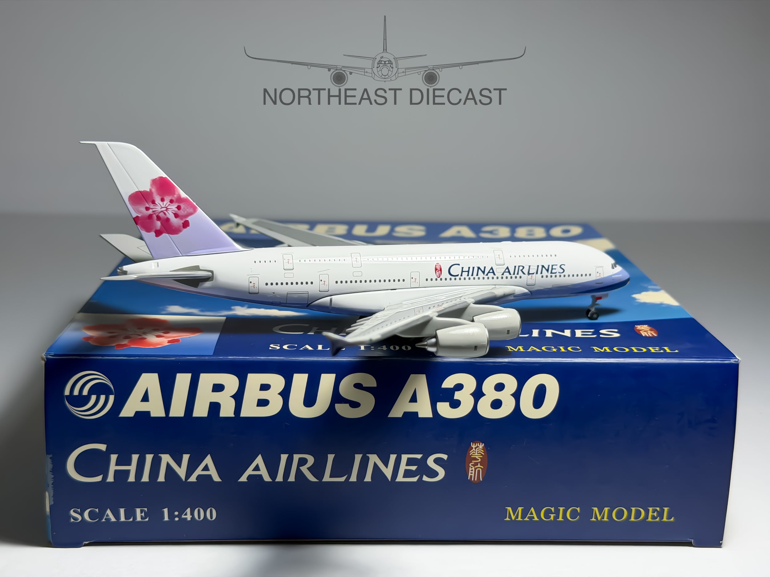 China Airlines Airbus A380-800 1:400 Magic Models Fantasy (MGCAL380)