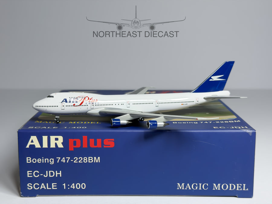 Air Plus Comet Boeing 747-200BM 1:400 Magic Models EC-JDH (MGECJDH)