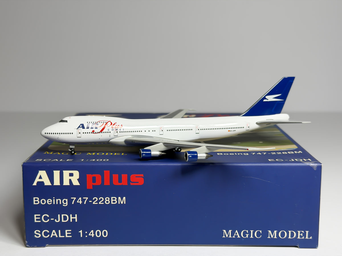 Air Plus Comet Boeing 747-200BM 1:400 Magic Models EC-JDH (MGECJDH)