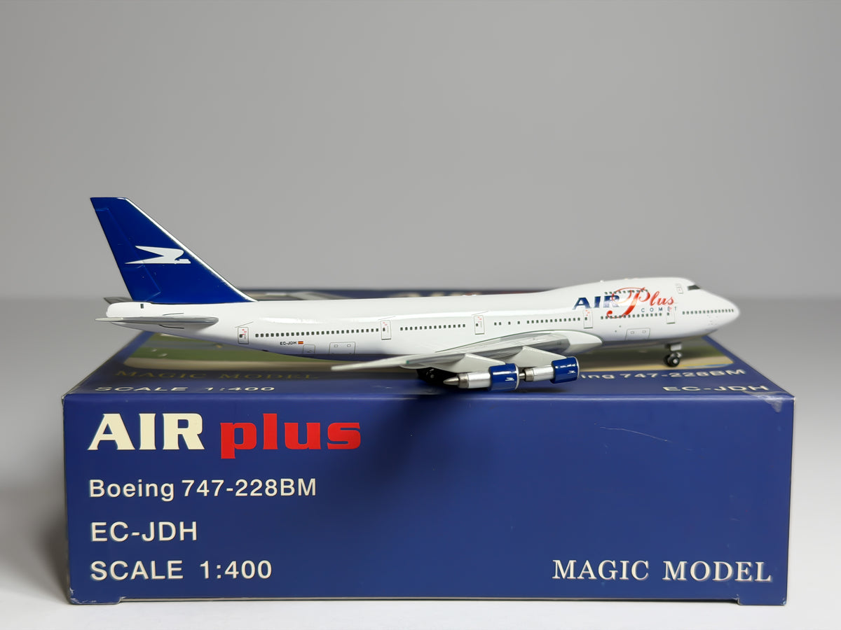Air Plus Comet Boeing 747-200BM 1:400 Magic Models EC-JDH (MGECJDH)