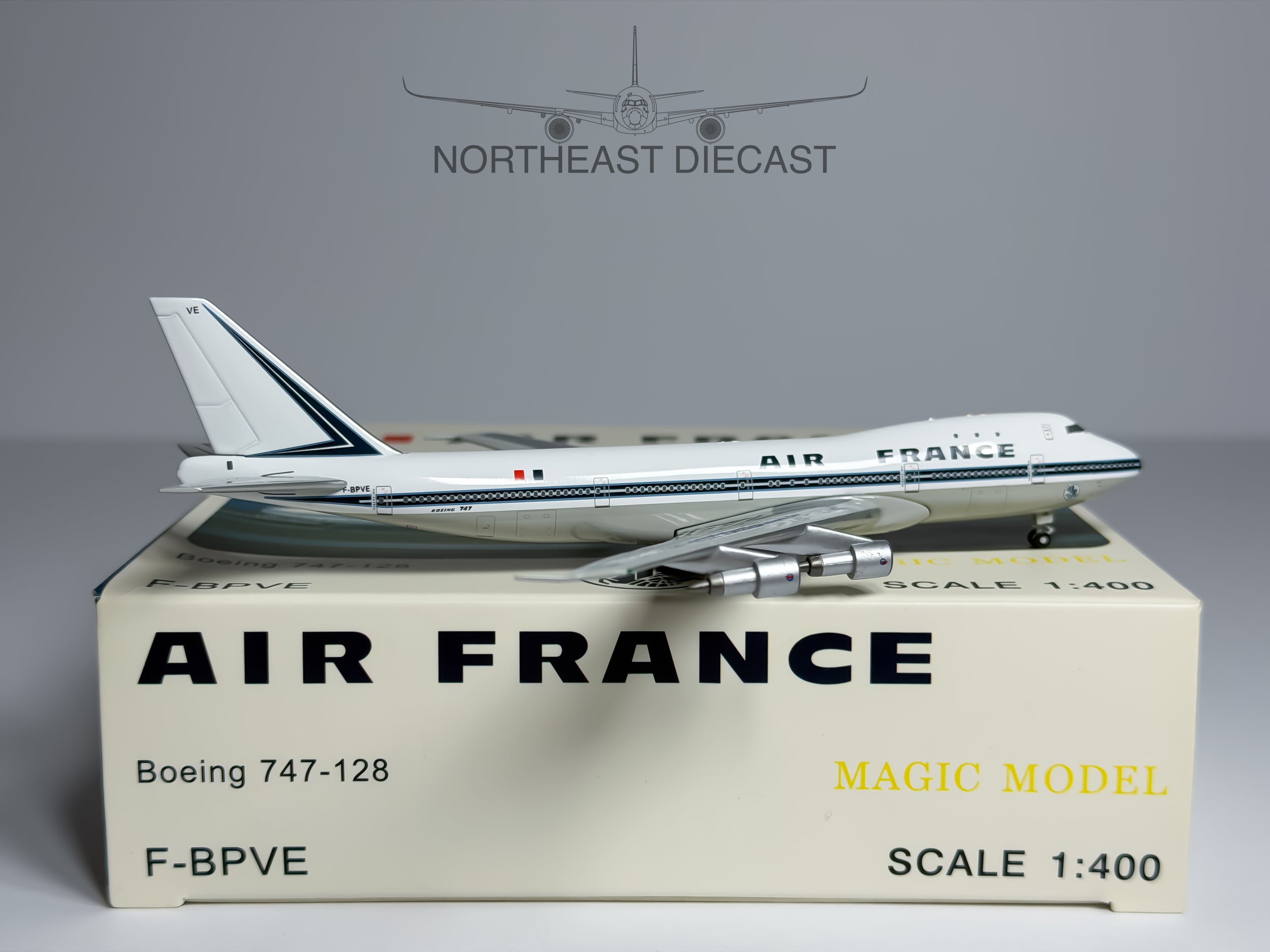Air France Boeing 747-100 1:400 Magic Models F-BPVE (MGFBPVE)