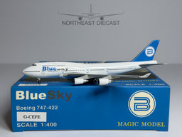 Blue Sky Boeing 747-400 1:400 Magic Models G-CEFE (MGGCEFE)
