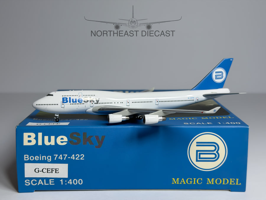 Blue Sky Boeing 747-400 1:400 Magic Models G-CEFE (MGGCEFE)