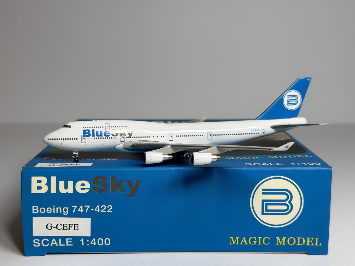 Blue Sky Boeing 747-400 1:400 Magic Models G-CEFE (MGGCEFE)