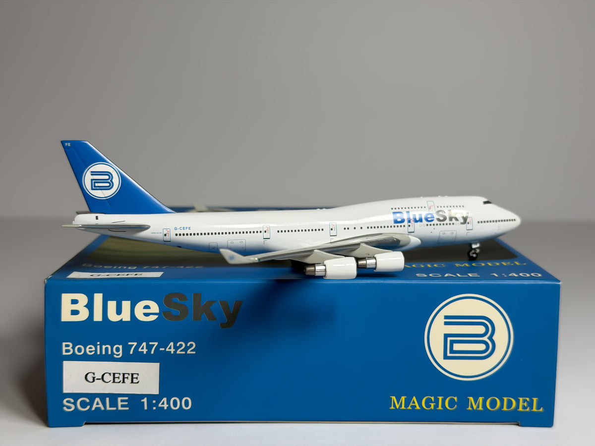 Blue Sky Boeing 747-400 1:400 Magic Models G-CEFE (MGGCEFE)