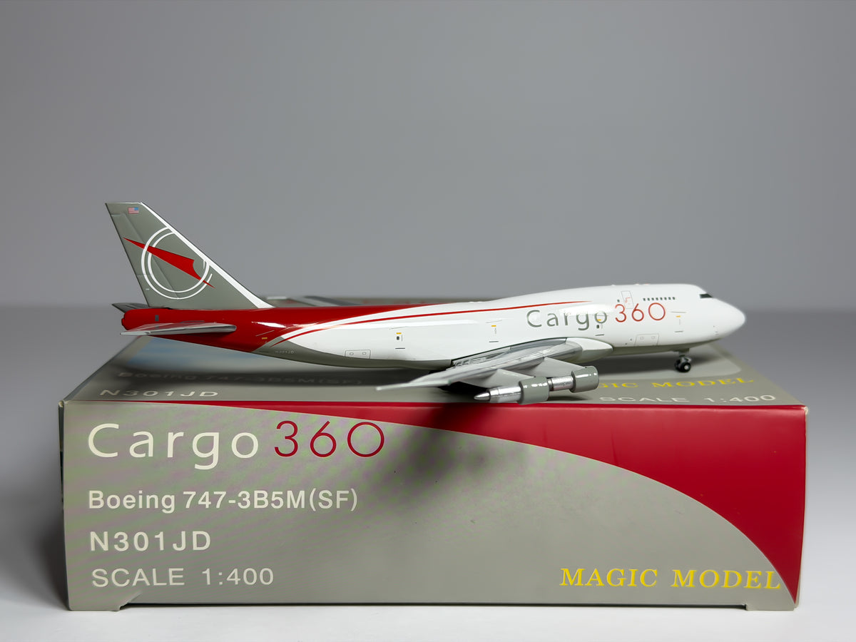 Cargo 360 Boeing 747-300F 1:400 Magic Models N301JD (MGN301JD)