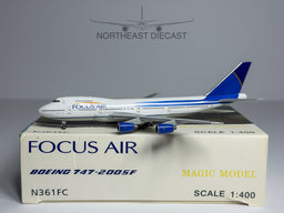 Focus Air Cargo Boeing 747-200SF 1:400 Magic Models N361FC (MGN361FC)