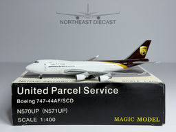UPS United Parcel Service Boeing 747-400F 1:400 Magic Models N570UP (MGN570UP)