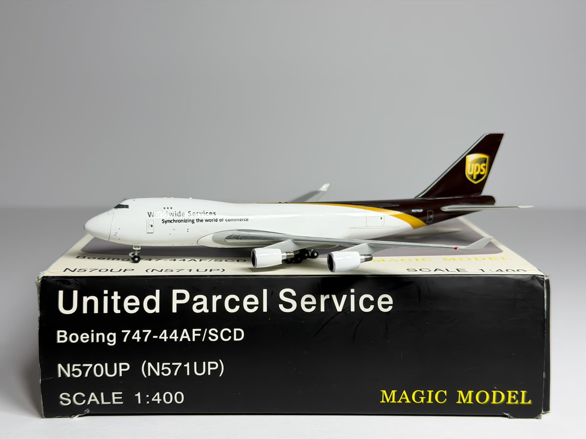 UPS United Parcel Service Boeing 747-400F 1:400 Magic Models N570UP (MGN570UP)