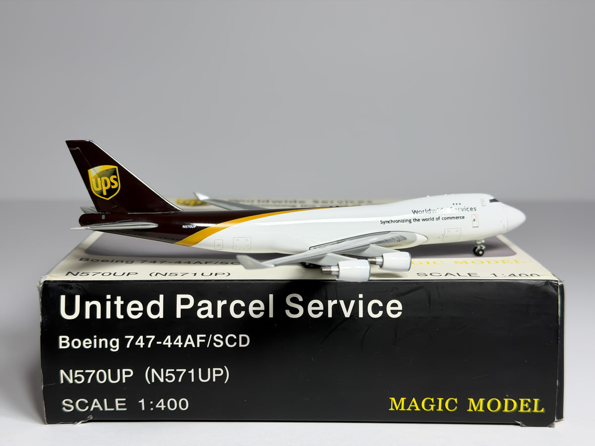 UPS United Parcel Service Boeing 747-400F 1:400 Magic Models N570UP (MGN570UP)