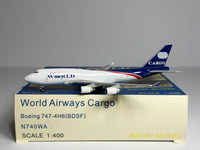 World Airways Cargo Boeing 747-400F 1:400 Magic Models N740WA (MGN740WA)