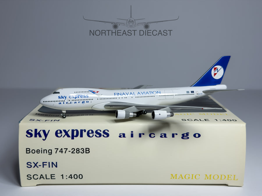Sky Express Air Cargo Boeing 747-200F 1:400 Magic Models SX-FIN (MGSXFIN)
