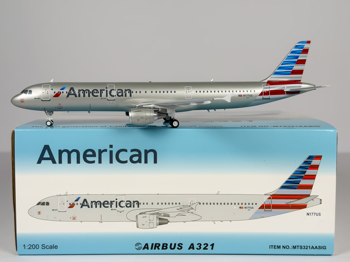 American Airlines Airbus A321 1:200 Inflight200 N177US (MTS321AASIG)