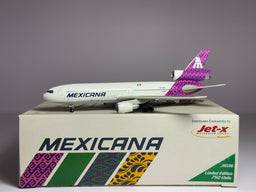 Jet-X 1:400 Mexicana McDonnell Douglas DC-10-30 N10045 purple tail JX035