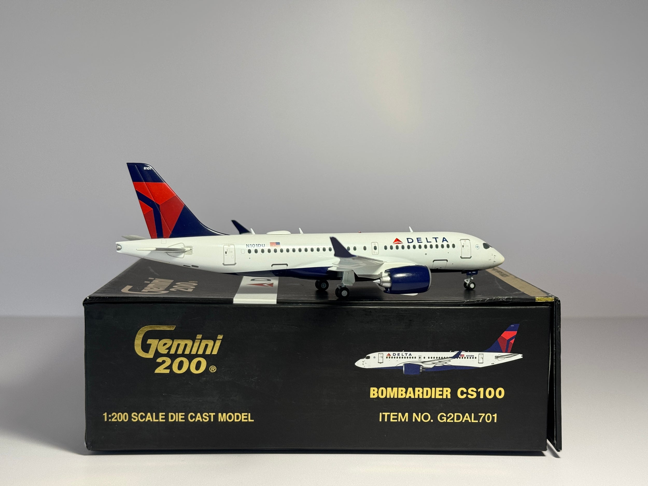 Gemini Jets 1:200 Delta Air Lines Airbus A220-100 N101DU current colors G2DAL701
